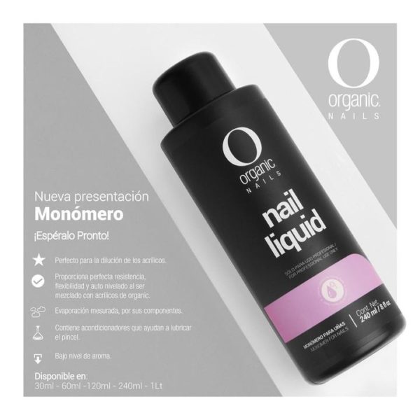 monomero organic nails