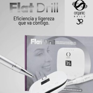 Pulidora Flat Drill Organic Nails