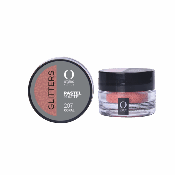 GLITTER 207 PASTEL CORAL 3G