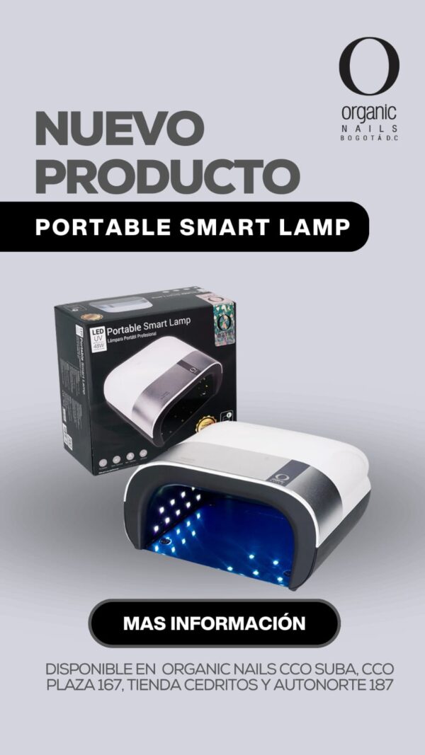 LÁMPARA PORTATIL SMART LAMP PORTABLE UV LED 48W ORGANIC NAILS